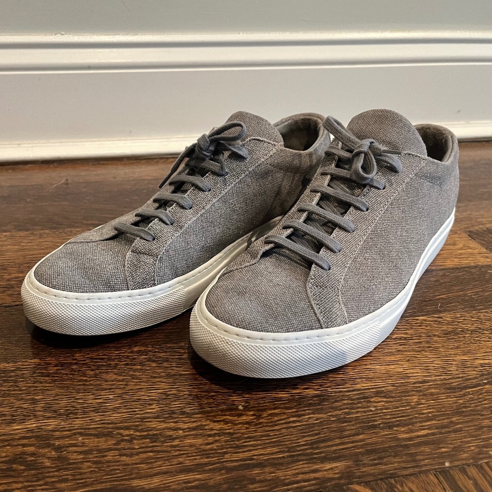 Common Projects Achilles Suede Grey Sneakers Size 10 / 43